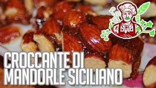 U TURRUNE SICILIANO la ricetta del CROCCANTE di mandorlericetteflash [upl. by Lebatsirhc]