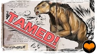 CHALICOTHERIUM TAME STRUGGLE TAME  ARK Survival Evolved [upl. by Gladine269]