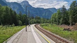 Durchfahrt des InterCity 1018 quotSalzkammergutquot am 24062024 in Obertraun Koppenbrüllerhöhle [upl. by Giuseppe]