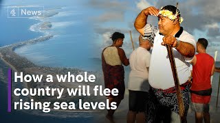 How to move a whole country Tuvalu’s plan to flee rising sea levels [upl. by Lorain]