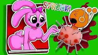 👹 Paper DIY 👹 Making INCREDIBOX SPRUNKI Game Book 📚➕ Pimples Pinki Squishy Surgery 👿 Amy PaperBook [upl. by Nagy]