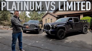 Limited vs Platinum  2022 Toyota Tundra [upl. by Gayler]