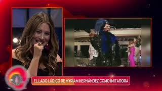 Imitó a Cecilia Bolocco El lado lúdico de Myriam Hernández como imitadora TBT Canal 13 [upl. by Etra]