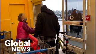 quotFed up with thisquot Woman confronts alleged shoplifter at BC Walmart [upl. by Constantina747]