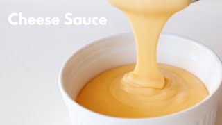 EASY HOMEMADE CHEESE SAUCE RECIPE  NACHO CHEESE SAUCE RECIPE [upl. by Adriane302]