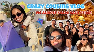 Crazy Cousins vlog Ahmedabad makarsankranti pointless vlog😱 [upl. by Rodolphe657]