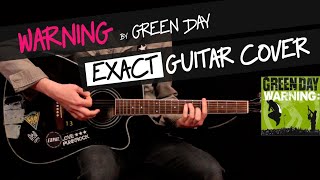 Warning guitar cover by GV  Green Day [upl. by Schriever839]