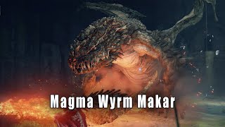 Elden Ring  Magma Wyrm Makar Location amp Boss Fight [upl. by Miche]