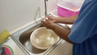 Cooking Cassava Root crops [upl. by Palermo]