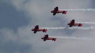 MEETING AERIEN AIRSHOW TOULOUSE FRANCAZAL 2018 Patrouille Maroc MARCHE VERTE [upl. by Hawk]