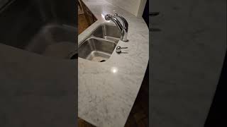 Marble countertops honing refinishing and polishing Savannah GA Rescued🚑 [upl. by Eddina]