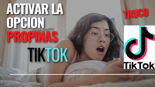 Como Activar la opción PROPINAS En TIKTOK [upl. by Yenruoj]