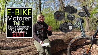 E Bike Motoren Antriebe Teil 2 Fazua Yamaha AEG Panasonic Sachs Bafang Hersteller│ebikeverliebt Vlog [upl. by Aleakam]