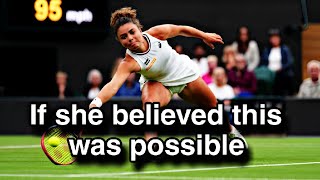 2024 sensation Jasmine Paolini 28 gets honest on if she believed this was possible paolini [upl. by Akeber]