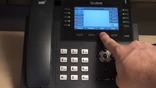 Yealink Handset How to Enable DND [upl. by Pandich797]