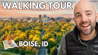 Is Boise a Good Place to Live  Downtown Walking Tour  Living in Idaho [upl. by Harlie]