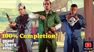 Completing Story Mode 100 PART 1  GTA V [upl. by Nirel]