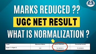 UGC NET Result 2024 Explained What is a Normalized Score  Percentile Calculation amp Results [upl. by Kenn688]