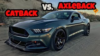 Catback vs Axle back exhaust Pros and Cons [upl. by Lramaj]