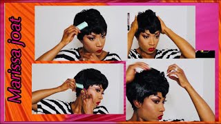 27 pieces Quick Weave Mohawk Wig DIY [upl. by Tepper]