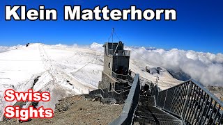 Klein Matterhorn Zermatt Switzerland 4K Glacier Paradise [upl. by Leone]