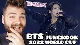 BTS JUNGKOOK quotDreamersquot  FIFA World Cup Qatar 2022 Opening Ceremony  REACTION [upl. by Fried]