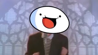 Theodd1sout rickrolls everyone at scribble show down [upl. by Toddie]