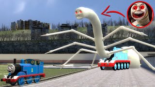 Building a Thomas Train Chased By New Cursed Thomas and Friends Family Monster In Garrys Mod [upl. by Collayer]