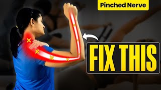 How to Fix Pinched Nerve Pain INSTANTLY in the Neck and Shoulders  By YogaYug [upl. by Amsirp]