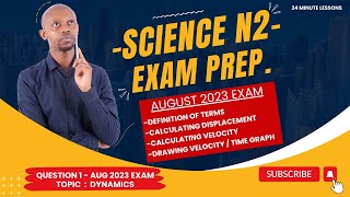 Understand Dynamics N2 Engineering Science N2  Revision Using July 2023 Exam Paper [upl. by Eki533]