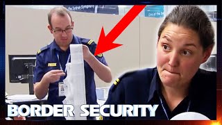 Nervous Tax Evader Caught With Endless Expensive Goods Receipts 💎 S10 E8  Border Security Australia [upl. by Leirej]