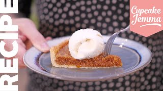 MY FAVOURITE DESSERT Treacle Tart Recipe amp Tutorial  Cupcake Jemma [upl. by Hacim]