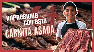 Carne ASADA al carbón JUGOSA 🤠😋 [upl. by Paulita811]