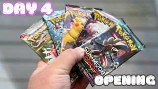 Opening 5 Pokemon Card Packs a Day Day 4 [upl. by Eissel725]