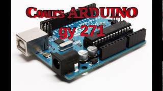 Arduino uno avec l’accéléromètre GY271 [upl. by Atsillak599]