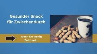 Gesunder Snack für zwischendurch  Muskelaufbau Snack für unterwegs Fitness Kochschule [upl. by Annice826]