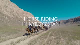 Horse Riding in Kyrgyzstan  Wild Frontiers [upl. by Auop]