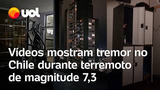 Terremoto no Chile vídeos mostram tremores em casas prédios e ruas tremor é sentido em São Paulo [upl. by Philipps]