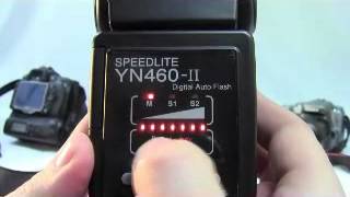 Flash Speedlite light YONGNUO YN460 II YN462 [upl. by Ecertal]