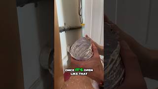 Secret to Easy Dryer Vent Hose Installation [upl. by Daj114]