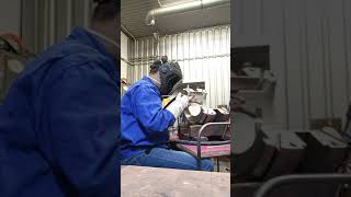 welding repair of babbitt bearing used alloy white metal [upl. by Orelee421]