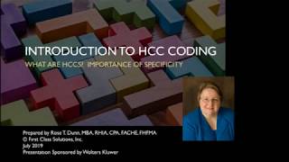 Intro to HCC Coding What are HCCs Importance of Specificity [upl. by Dor983]