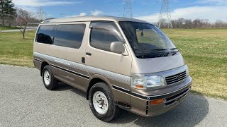 1995 TOYOTA HIACE SUPER CUSTOM KZH106  TURBO DIESEL 4WD  JDM  WALK AROUND [upl. by Liagibba]