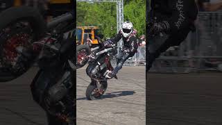 Motard Supermoto Stunts [upl. by Yensehc]