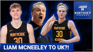 Liam McNeeley is interested in committing to Kentucky basketball  Kentucky Wildcats Podcast [upl. by Sapphira]