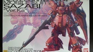 Sazabi Ver Ka MG 1100 review  22 [upl. by Aidole]