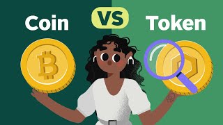 Coins VS Tokens Whats the Difference  3min crypto [upl. by Selia]