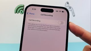 How To Disable Call Recording on iOS 18 [upl. by Ramirol]