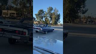 Cruising down the street in my 64 🎵 “Majestics CC” PHX 🤩 lowrider classiccar 64impala [upl. by Aissatan552]