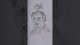 Ratan Tata RIP💔😔 legend 👑 drawing tataratantata rip [upl. by Grace]